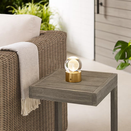 Mina Rechargeable Table Lamp Brass