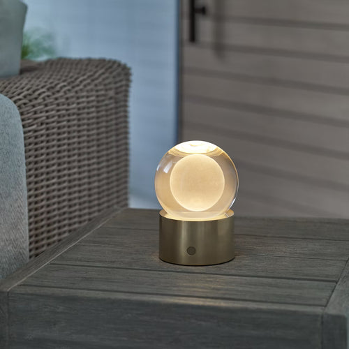 Mina Rechargeable Table Lamp Brass