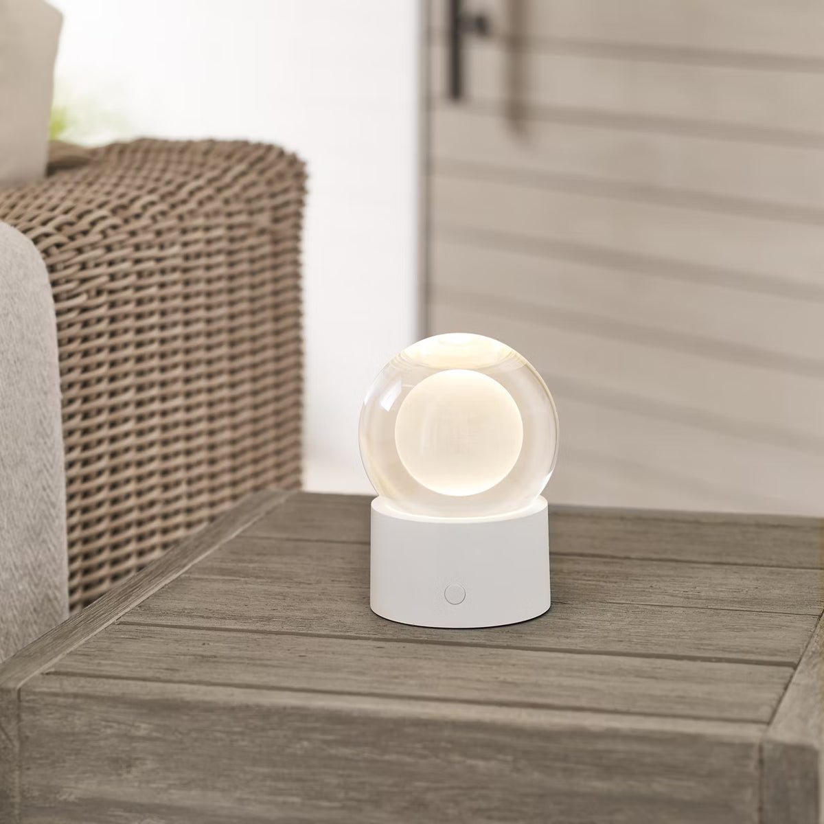 Mina Rechargeable Table Lamp White