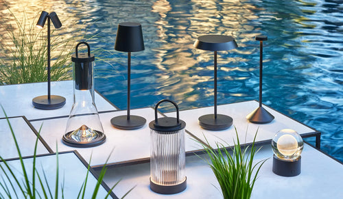 Mina Rechargeable Table Lamp Black