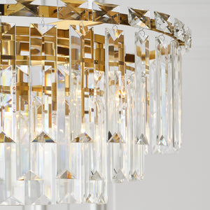 Arden Large Chandelier Brass