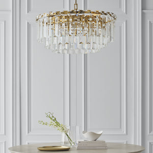 Arden Large Chandelier Brass