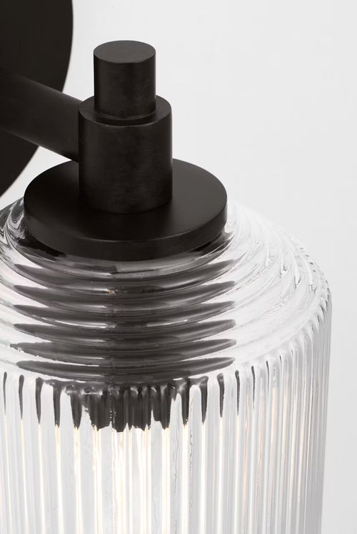 Barstow One Light Bath Black