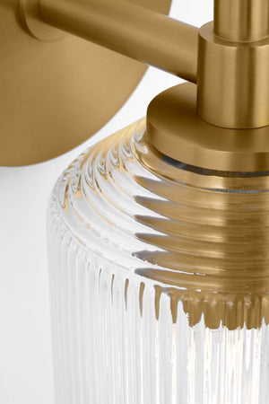 Barstow One Light Bath Brass