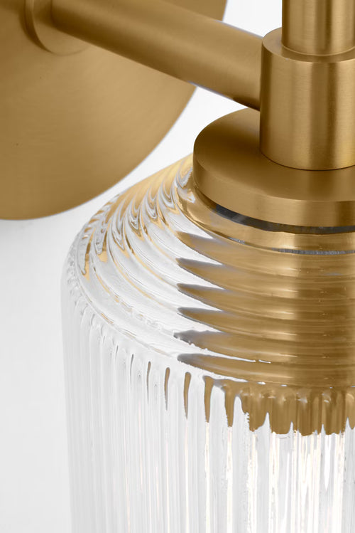 Barstow One Light Bath Brass