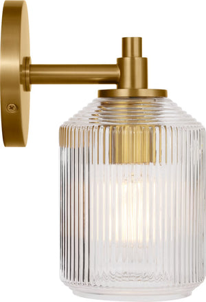 Barstow One Light Bath Brass