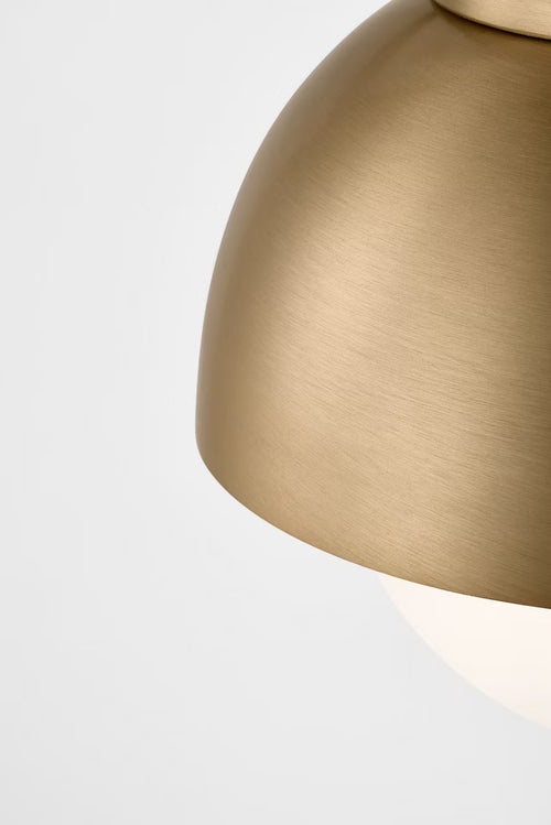 Hyde Medium Flush Mount Brass