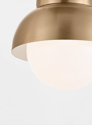 Hyde Medium Flush Mount Brass