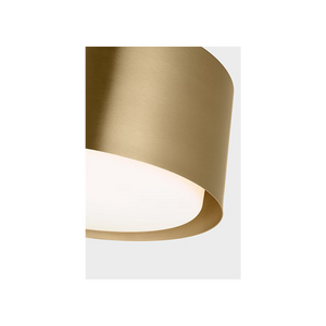 Dartmore Small Flush Mount Brass
