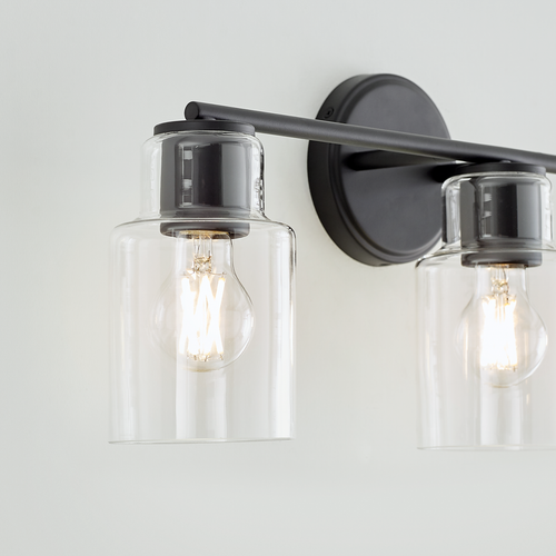 Sayward 3-Light Bath Black