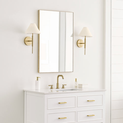 Porteau Medium Sconce Brass