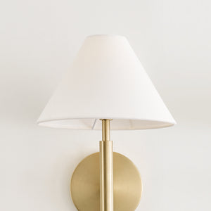 Porteau Medium Sconce Brass