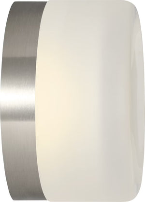 Tatum Wall Sconce Nickel/Clear Glass