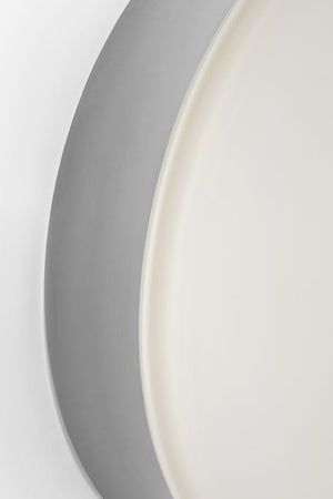 Tatum Wall Sconce Chrome/White Glass