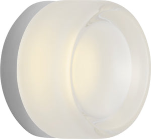 Tatum Wall Sconce Chrome/Clear Glass