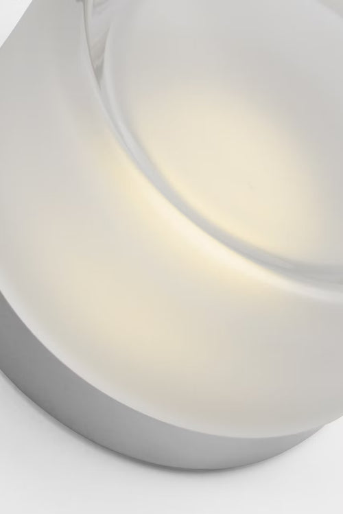 Tatum Wall Sconce Chrome/Clear Glass
