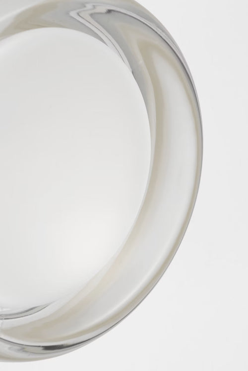 Tatum Wall Sconce Black/Milk Glass
