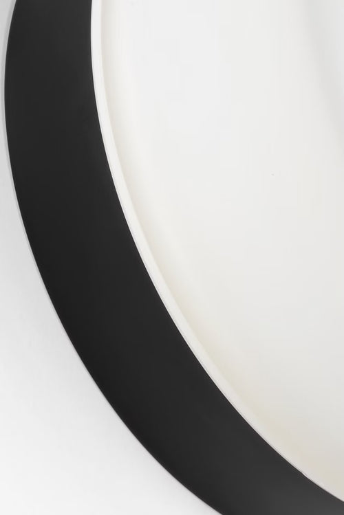 Tatum Wall Sconce Black/Milk Glass