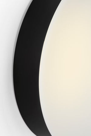 Tatum Wall Sconce Black/Clear Glass