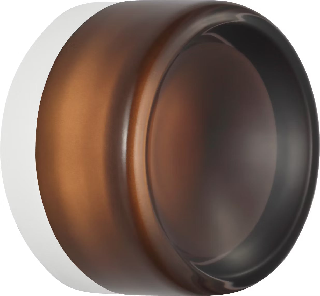Tatum Wall Sconce White/Smoke Glass