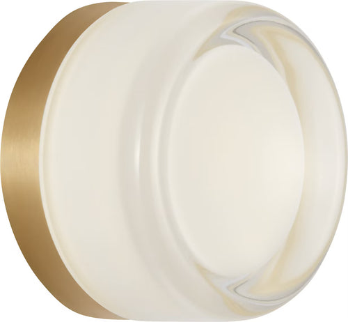 Tatum Wall Sconce Brass/Milk Glass