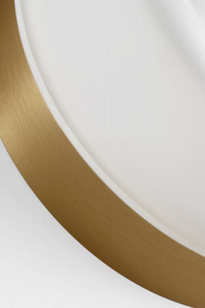 Tatum Wall Sconce Brass/Milk Glass