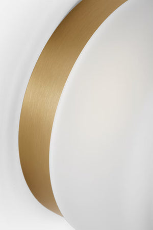 Tatum Wall Sconce Brass/Clear Glass
