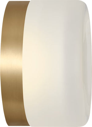 Tatum Wall Sconce Brass/Clear Glass