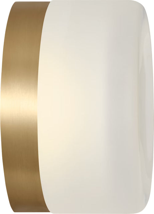 Tatum Wall Sconce Brass/Clear Glass