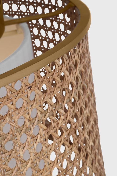 Sawyer Flush Mount Rattan