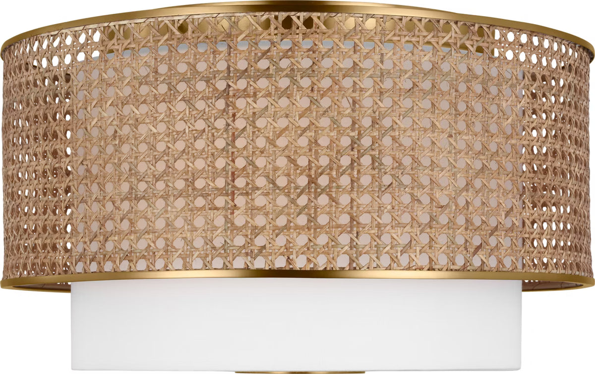Sawyer Flush Mount Rattan