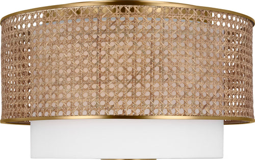 Sawyer Flush Mount Rattan