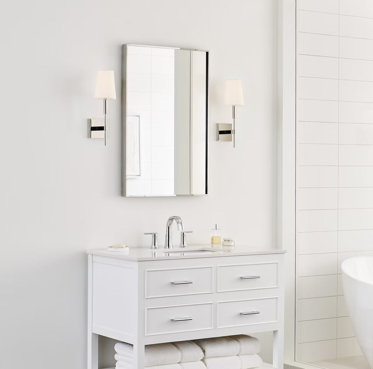 Beckham Classic Sconce Nickel