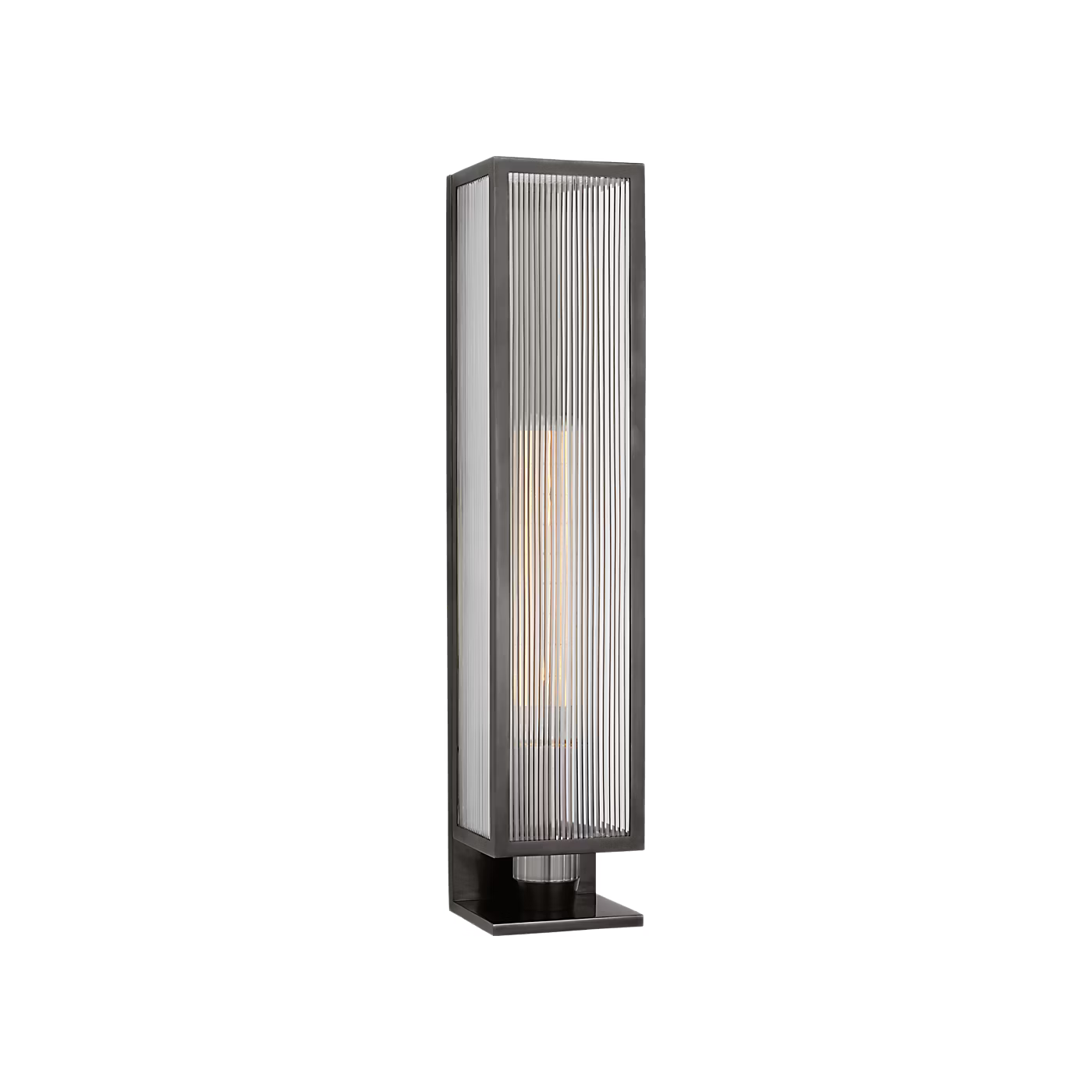 York Single Box Outdoor Sconce Bronze