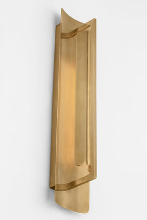 Tristan Reflector Sconce Brass