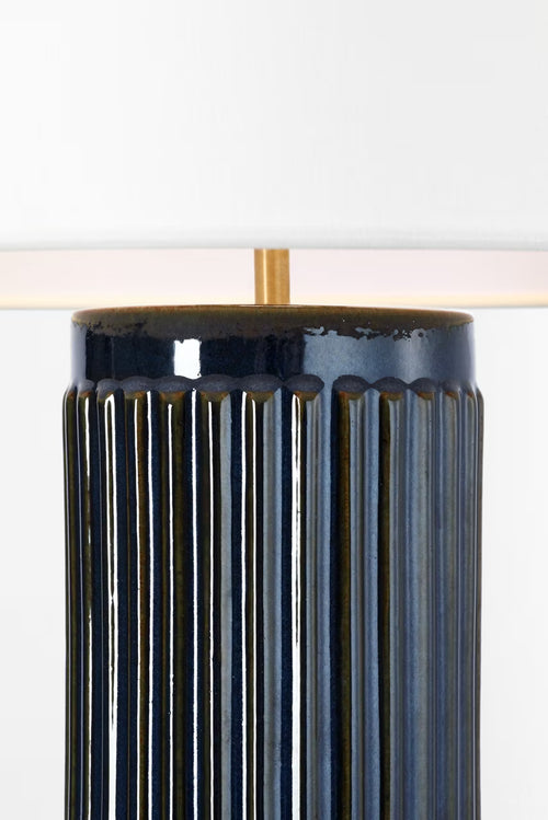 Ellora Table Lamp Blue/Brown