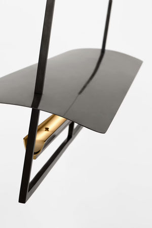 Tristan Reflector Linear Chandelier Bronze/Brass