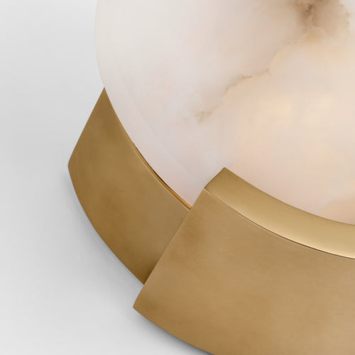 Melange Round Brass
