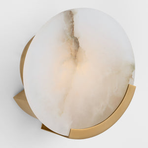 Melange Round Brass