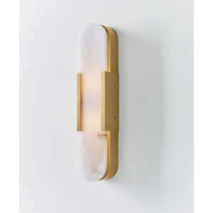 Melange Elongated Sconce Brass