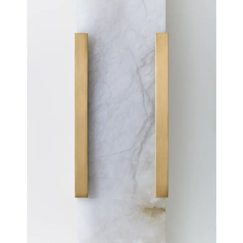 Melange Elongated Sconce Brass