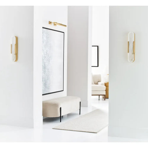Melange Elongated Sconce Brass
