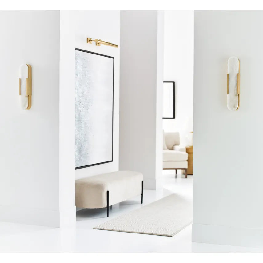 Melange Elongated Sconce Brass