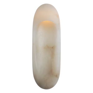 Esculpa Elongated Wall Light Alabaster/Brass