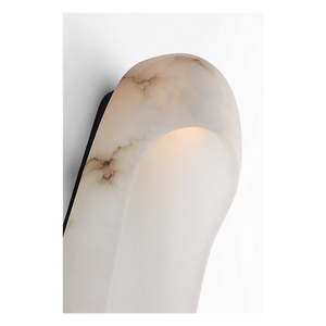 Esculpa Elongated Wall Light Alabaster/Bronze