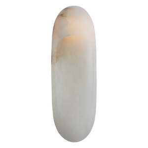 Esculpa Elongated Wall Light Alabaster/Bronze