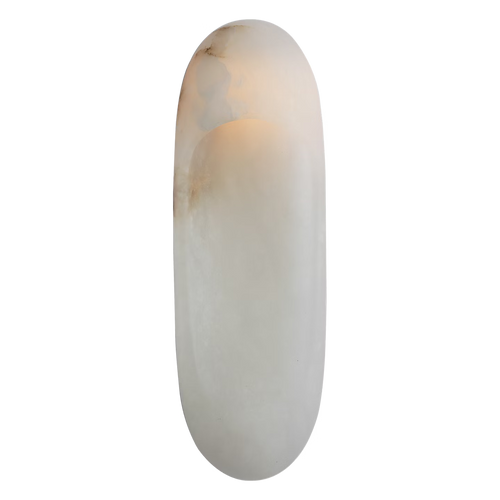 Esculpa Elongated Wall Light Alabaster/Bronze