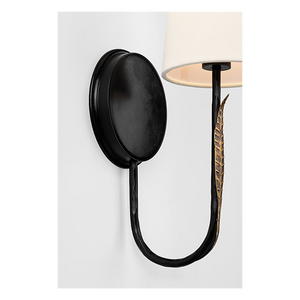 Kairos Single Sconce Iron/Bronze