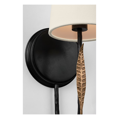 Kairos Single Sconce Iron/Bronze