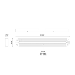 Arco Sconce Vanity White M